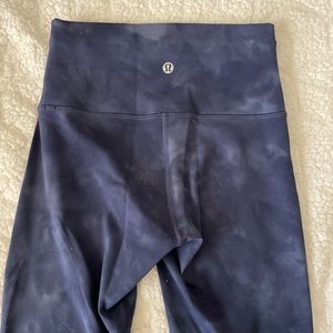 25” Lululemon Wunder Train Diamond Dye Leggings